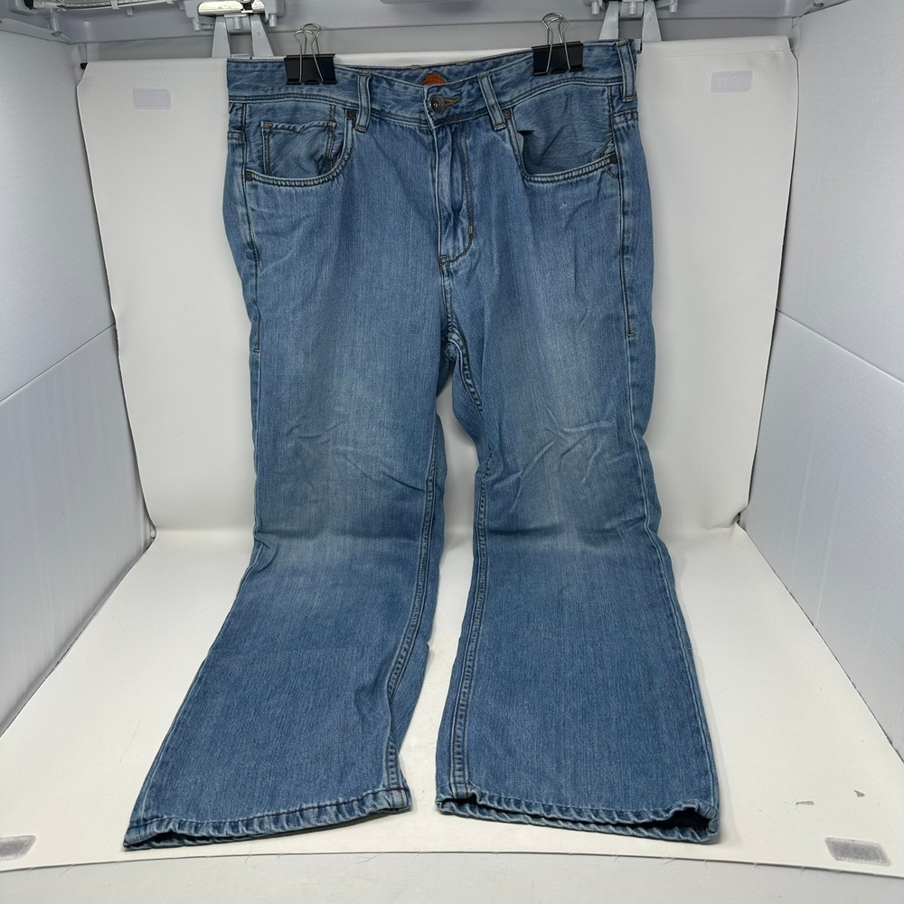 Tommy Bahama Jeans Men 33x30 Blue Cayman Relaxed Fit Tencel Blend Denim